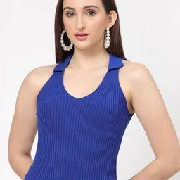 Kalt Striped Cotton Top-image-13