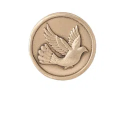 COSA NOSTRAA Set Of 7 Circular Daring Deer Textured Buttons image 3