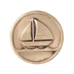 COSA NOSTRAA Set of 5 Circular Daring Deer Textured Buttons image 3