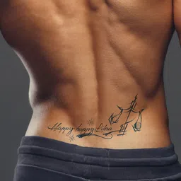 LICK Matte Finish Realistic Semi Temporary Body Tattoo - Libra-image-53