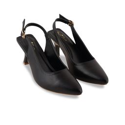 Bella Rosa Pointed Toe Kitten Pumps-58