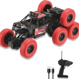 RC Monster Car with Soft Rubber Tires High-Speed Rechargeable Battery Included-image-28
