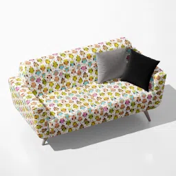 AZ5007202SOF_FB_RF_R-SP_D58^80_CN Pretty Birds Canvas Sofa Fabric Sofa Fabric-image-1
