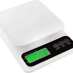 NIVAYO 10Kg Ultra-Slim Weight Machine with USB Cable - for Home & Kitchen, Shop Weighing Scale-image-5