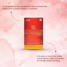 nutricharge Man For Daily Health Supplement With 33 essential nutrients (Pack Of 1) image 3