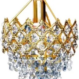 160MM Jhoomer GLOSSY LOOK CHANDELIER CEILING LAMP Chandelier Ceiling Lamp-0