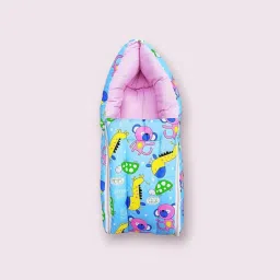 2 in 1 Baby's Cotton Sleeping and Carry Bag 0 to 6 Sleeping Bag-picture-5