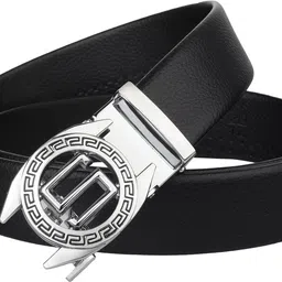 zoro Men Formal, Party, Evening, Casual Black Artificial Leather, Texas Leatherite Belt-picture-14