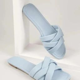 Women Trending Fashion Sandals l Girls Stylish Slipper l Best For Matching Party Wear Flats Sandal-image-8