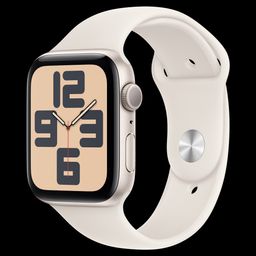 Apple Watch SE GPS with Starlight Sport Band - S/M (44mm Retina LTPO OLED Display, Starlight Aluminium Case)-29