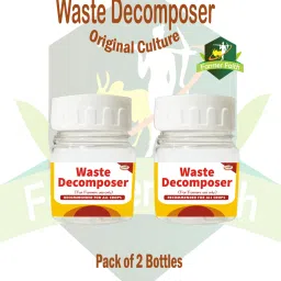 Waste Decomposer 2 Bottles | Wdc Organic Bio Waste for Agriculture, Gardening Potting Mixture-image-5
