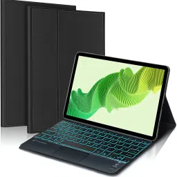 Proelite BacklitTouchpadKeyboardRea LK Bluetooth Standard Tablet Keyboard Compatible with Desktop, Laptop, Mac Easy to Use,Plug and Play,Quick, Comfy Durable body-14