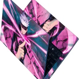 Flipkart SmartBuy Full Body Laptop Skin Sticker - Anime Satoru Gojo Jujutsu Kaisen Self Adhesive Vinyl Laptop Decal 15.6-image-70