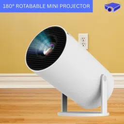 FRONY Mini HD Projector for Home 4KSupport With Built-in App Netflix/Prime/YouTubeQ346 (4500 lm / 1 Speaker / Wireless / Remote Controller) Portable Projector-image-89