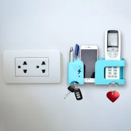 OUTSET Multi Purpose Holder For Pens, ACvTV Remotes,Mobile,Charging Wire and Keychain Mobile Holder-image-2