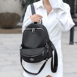 Small 1 L Laptop Backpack Fashion Women's Bags Girl Backpack Anti Theft Schoolbag Backpack-image-32