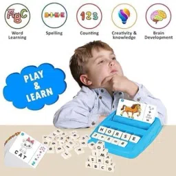 ekta toys Word Builder | 2 In 1 Matching Letter Game | J.K. Word Games image 5