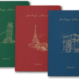 Vintage Series - Color Kraft with City theme A5 Diary Unruled 176 Pages-image-72