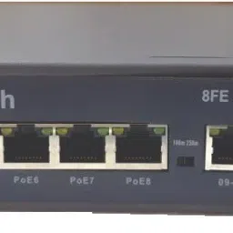 HANUTECH Poe Switch | 8 Port Poe Switch| Poe Switch 8 Port Rj45(10/100Mbps) + 2 Port Uplink Gigabit Rj45 (10/100/1000Mbps) CCTV Networking Poe Switch Ethernet RJ45 Switch 8 Ports 1000 Mbps Network Switch-13