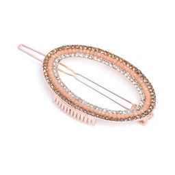 Rose Gold Plated Girls Embellished Alligator Hair Clip-93