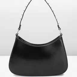 MANGO Baguette Bag with Metallic Studs-56