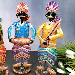 apka mart Blue & Green 3 Pieces Figurine Showpieces-image-27