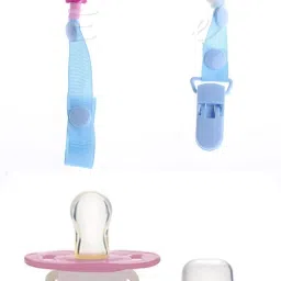 (COP-33) Baby soother with chain 1Pcs Baby Pacifier Clips Children For Baby Present Baby Clip Nipple Clips Newborn Dummy Holder For Teethers (pack of 1) Soother-image-38