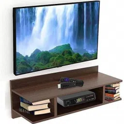 TV Setup Box & Remote Stand Wooden Wall Shelf Wooden Wall Shelf-image-30