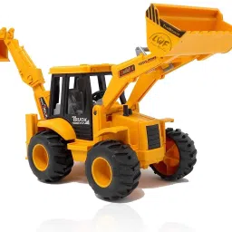 2 in 1 Construction Trucks Rotate by 180 Degree JCB Toy, Loader-17