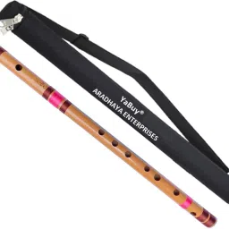 Bansuri C Scale 19 inches 7 hole With Carry Bag Bamboo Flute-20