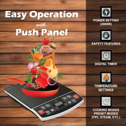 omen changing lives 2000 W Induction Cooktop Push Button image 3