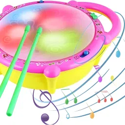 Flash Drum Musical Toys for Kids 3D Flash Drums Toy Kids with Lights & Musical,-image-58