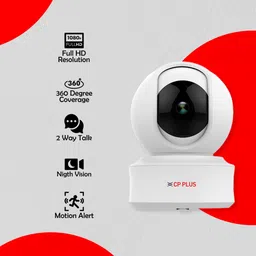 CP PLUS Ezykam Smart CCTV Security Camera (Motion Alert & Google Assistant Support, CP-E21A, White) image 2