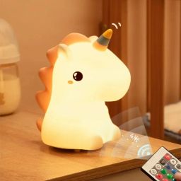 Cute Unicorn Night Lamp Color Changing Room Decor for Kids Best Birthday Gift 60 Night Lamp-image-94