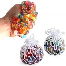 New Squishy Mesh Ball Stress Relief Hand Fidget Toy[Pack Of: 2] - 6 cm-15