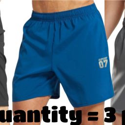 Solid Men Black, Blue Basic Shorts, Baggy Shorts, Beach Shorts, Gym Shorts, Regular Shorts-image-52
