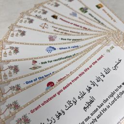 16 cm Islamic Dua Stickers, Attractive Design, Arabic & English - Pack Of 24 Dua Self Adhesive Sticker-image-59