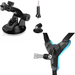 quikprof Suction Cup and Fixing Bracket Motorcycle Helmet Chin Holder Strap-picture-12