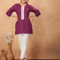 Odd By Poshaak Placement Print Tunic-picture-24