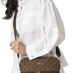 Khaki Women Sling Bag Mono LL Tilly Dome Slingbag-63