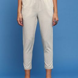 De Moza Women High-Rise Cotton Cigarette Trousers-picture-6