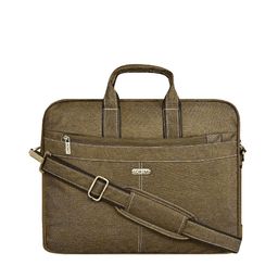 LOREM Unisex Khaki Laptop Bag-16