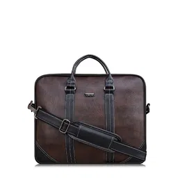 LOREM Adult Brown & Black Textured Messenger Bag-picture-19