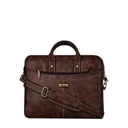 LOREM Unisex Maroon Textured Messenger Bag-19