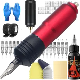 Tattoo Pen Machine with 1300mAh Stature Battery Permanent Tattoo Kit-picture-34