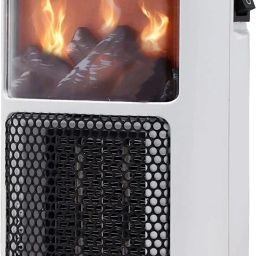 MINI BONFIRE with 30 Sec time lapse & 15-45°C Variable Temp 400 Watt Electric PTC Wall Mount Fan Room Heater-image-64