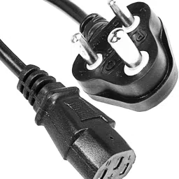 GoodsBazaar Combo Set of Male to Male 15 Pin VGA and Power Cable for ComputeR Combo Set image 4