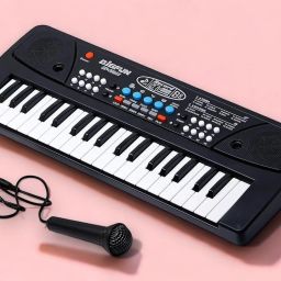 X21 Piano Toy with Microphone, USB Power Cable & Sound Recording Function Best Birthday Gift for Boys and Girls Musical Instruments Latest Analog Analog Portable Keyboard-26