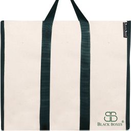 Canvas Shopping Bag with Double Handle, Cloth Grocery Tote Bags (Set of 6)-image-11