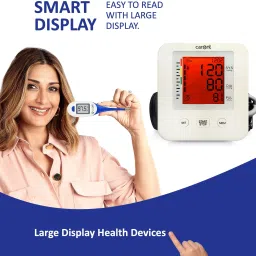 Carent Automatic Blood Pressure Machine BP56 Smart With 4335 Digital thermometer BP Machine Flexible Thermometer for fever Check Bp Monitor image 5